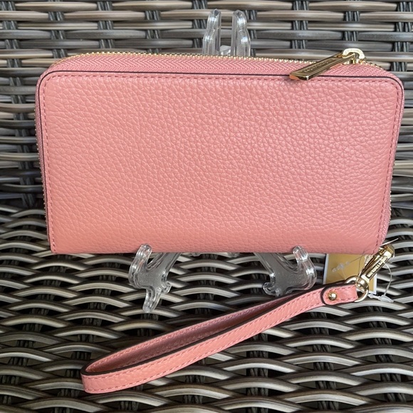 Michael Kors Jet Set Travel Lg Flat Multifunctional Phone Case-Wristlet-Wallet - Picture 12 of 16